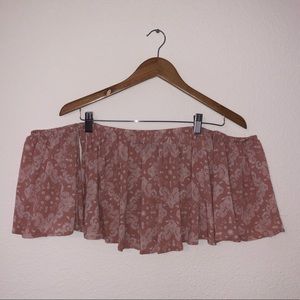 Off the Shoulder Crop Top